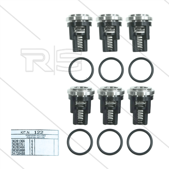 Kit 122 - Kleppenset (6x)