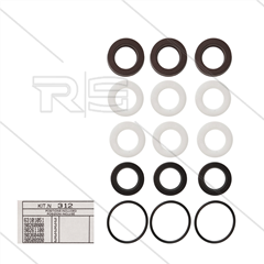 Kit 312 - Manchetset Ø15mm voor 3 plunjers - serie 53