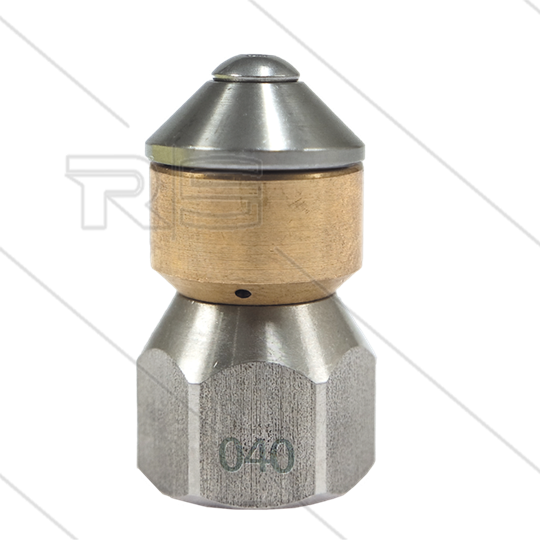 Roterende nozzle - 0.040 - 3 x 0.70 - Ø19mm - 1/4&quot; bi