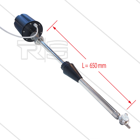M63E - vatreiniger - Ø50mm - 140 Bar - 15 tot 50 l/min - Buislengte: 650mm - spanning: 24V AC