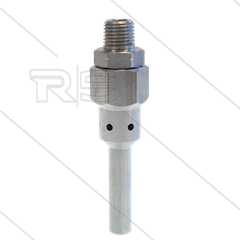 Verlengde nozzlestabilisator voor EG-nozzle - L=93mm - zonder nozzle - 1/8&quot; NPT bu