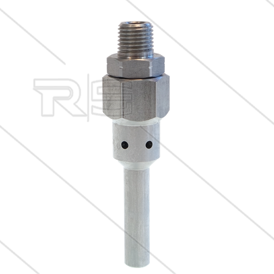 Verlengde nozzlestabilisator voor EG-nozzle - L=95mm - zonder nozzle - 1/4&quot; NPT bu