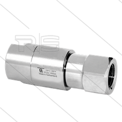 DGS Swivel - recht - 2 lagers - 2 x 1/4&quot; bi - 275 Bar - NW6 - 30 tpm - max 120°C