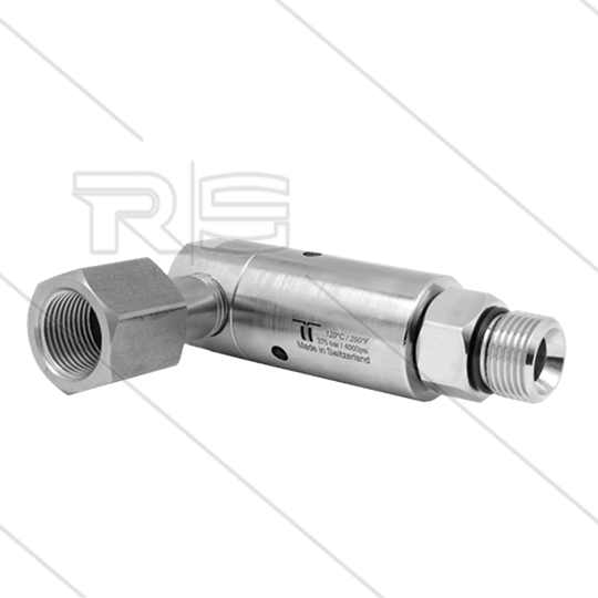 DYG Swivel - haaks - plaatmontage - 3 lagers - 3/8&quot; bi x 3/8&quot; bu - 275 Bar - NW6 - 2000 tpm