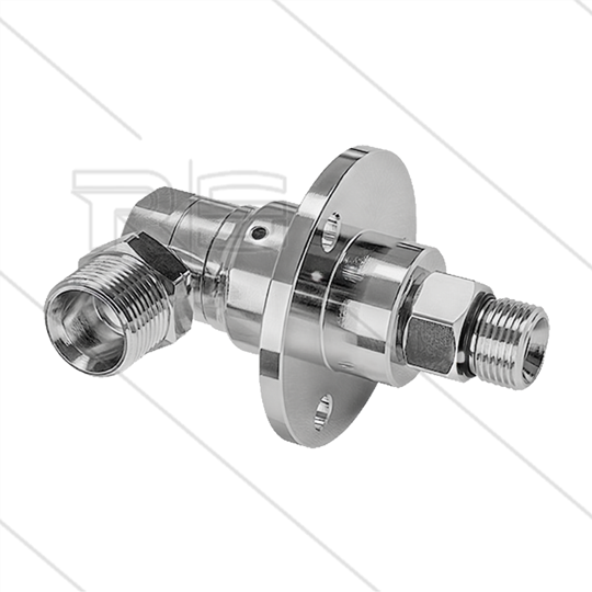 DYF Swivel - haaks - met flens - 3 lagers - M22x1,5 bu x 3/8&quot; bu - 275 Bar - NW6 - 2000 tpm