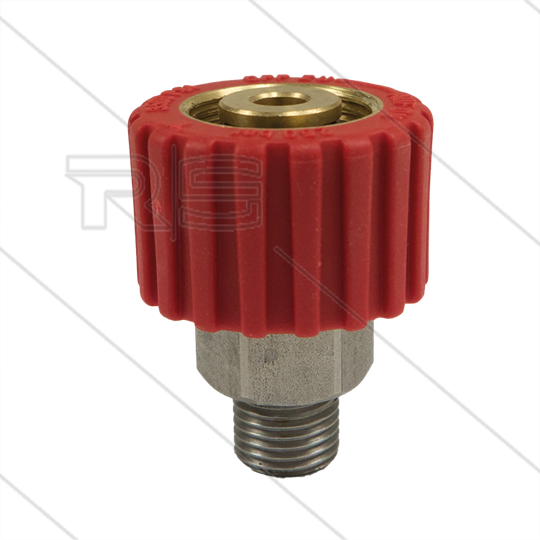 M22x1,5 - DKS - Wartel Rood - 1 lager - 250 Bar - NW6 - 30 tpm - max 120°C - 1/4&quot; bu