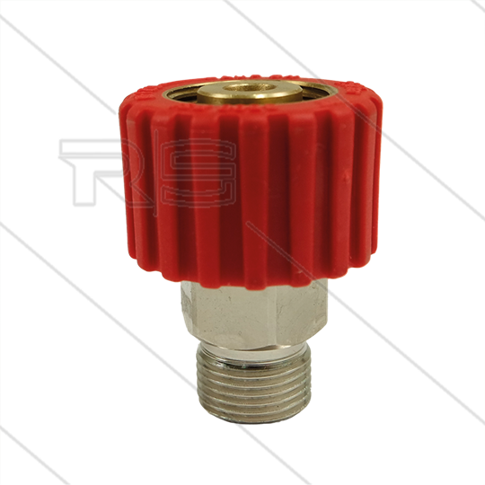 M22x1,5 - DKS - Wartel Rood - 1 lager - 250 Bar - NW6 - 30 tpm - max 120°C - 3/8&quot; bu