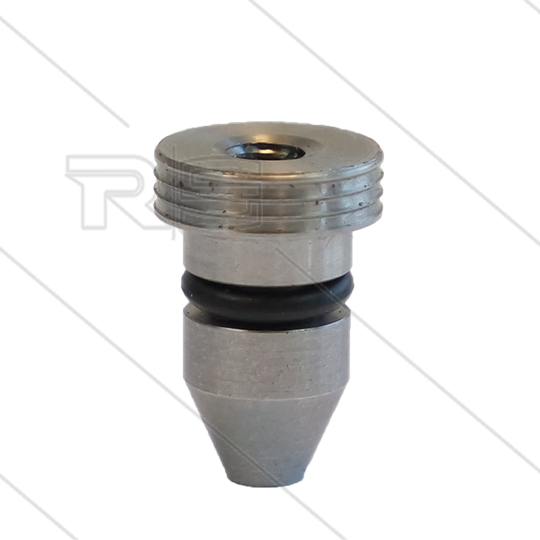 Injectornozzle RP72 met O-ring - 2,7mm - blauw (< 26 l/min)
