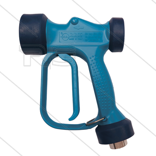 RB65 - blauw - messing - 24 Bar - 60 l/min - max 90°C - 1/2" bi