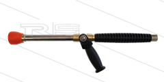 Spuit- / nevellans - verstelbaar - zonder nozzle - L=520mm - 250 Bar - 80 l/min - max 60°C - 1/4&quot; bu