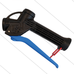 CP12 - Chemie-pistool - blauw - afdichting: PP + Viton - 25 Bar - 70 l/min - max 50°C - 2 x 1/2" bi