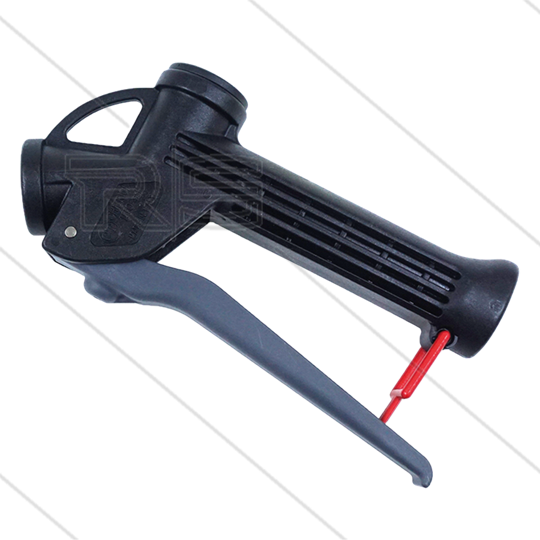 CP12 - Chemie-pistool - grijs - afdichting: PP + Viton + RVS316 - 25 Bar - 70 l/min - max 50°C