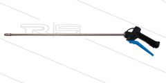 CP12 - Chemie-pistool - 1/4" bi - RVS lans - L=760mm - 25 Bar - nozzle 65.030 - max 50°C