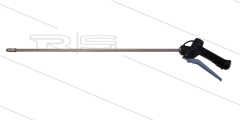 CP12 - Chemie-pistool - 1/4" bi - RVS lans - L=760mm - 25 Bar - nozzle 65.030 - max 50°C