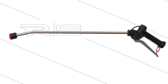 CP12 - Chemie-pistool - 1/2&quot; bi - RVS lans - L=750mm - 25 Bar - 30 l/min - max 50°C - excl nozzle,