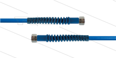 Carwash Titan-Slide slang blauw 1/4&quot; - 3,5m - 2x M14x1,5 (8L) DKOL - 2x SKB - 300 Bar