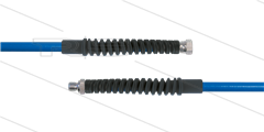 Carwash Titan-Slide slang blauw 1/4&quot; - 3,2m - 1/4&quot;W x 1/4&quot;bu - 2x SKB zwart - 300 Bar