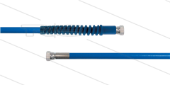 Carwash Titan-Slide slang blauw 1/4&quot; - 4,0m - 2x 1/4&quot;W - 1x SKB - 300 Bar