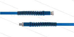 Carwash Titan-Slide slang blauw 1/4&quot; - 3,2m - 1/4&quot;W x 1/4&quot;bu - 2x SKB - 300 Bar
