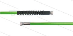 Carwash Titan-Slide slang groen 1/4&quot; - 5,0m - 2x 1/4&quot;W - 1x SKB zwart - 300 Bar