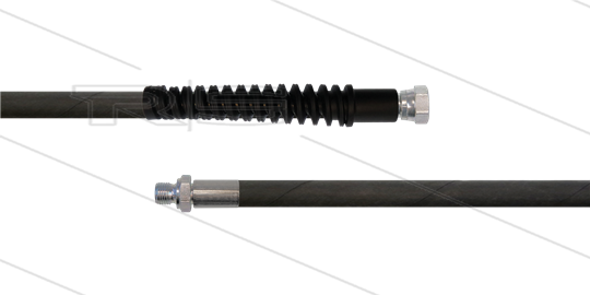 HD-slang zwart 1/4&quot; - Flexy - 1SN - 50m - 1/4&quot;bu met O-ring x M22x1,5W - 1x SKB - 300 Bar