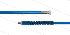 Carwash Titan-Slide slang blauw 1/4&quot; - 4,0m - 3/8&quot;bu  x 1/4&quot;W - 1x SKB - 300 Bar