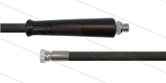 HD-slang zwart 3/8" - 1SC - 60m - 3/8"bu x 1/2"W - 1x KBS - 250 Bar