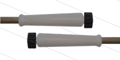 HD-slang grijs 3/8&quot; - 2SC - 5,0m - 2x M22x1,5 W vlak - 2x KBS - 400 Bar