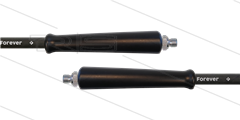 HD-slang zwart 3/8&quot; - 2SCX - Forever - 5,0m - 2x 3/8&quot;bu - 2x KBS - 400 Bar