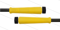 HD-slang zwart 5/16&quot; - 2SC - 10m - 2x M22x1,5 W vlak - 2x KBS geel - 400 Bar