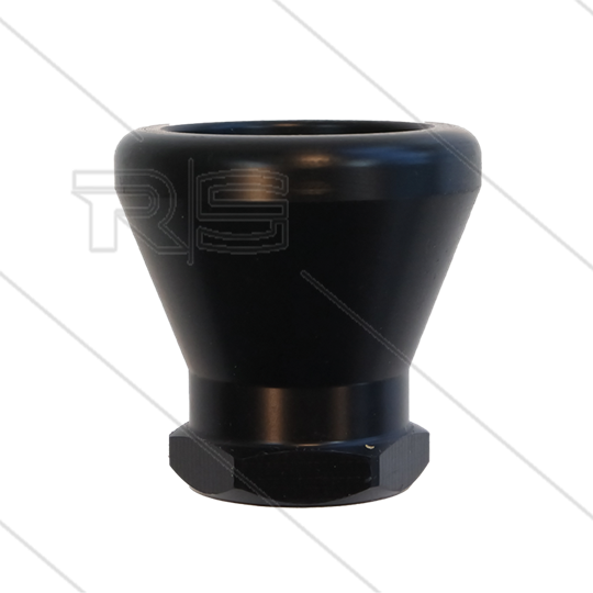 Nozzlebeschermer - zwart kunststof - M18x1,5 bi - t.b.v. RP dubbele lansen
