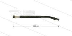 ST85 - flexibele lans - L=850mm - RVS - 210 Bar - max 150°C - 2 x 1/4" bi