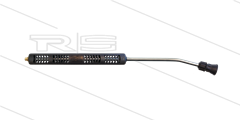 S3 lans - L=760mm - gebogen - staal verzinkt - open isolatie L=360mm - 250 Bar - max 160°C - 1/4&quot; bu