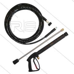 Hobbyset M22 - pistool 3/8" bi x M22 wartel + lans L=500mm met M22 bu x 1/4" bi nozzlehouder