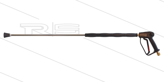 RP28S HD-pistool met swivel, RP007 lans 1000mm, nozzlebescherming zwart en nozzle 40.045 