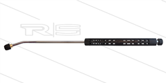 Spuitlans 800mm met open isolatie - gebogen met EG-nozzlehouder en M22x1,5 wartel 
