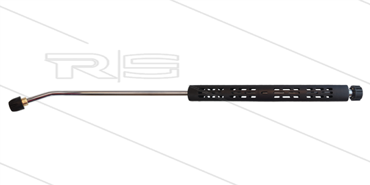 Spuitlans 800mm met open isolatie - gebogen met EG-nozzlehouder en M22x1,5 wartel 