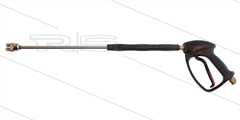 Spuitlansset MV951 svivel met RVS lans RP10 - 700mm en TD1 houder - incl. 00.020 en 40.020 nozzle 