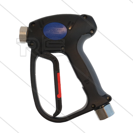 ML210 - HD pistool - 200 Bar - 200 l/min - max 120°C - 3/4" bi (RVS) x 1/2" bi