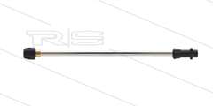 Lans - L=500mm - staal - nozzlehouder compleet incl. nozzletip - spuithoek 15°- doorlaat 0.040 - Bajonet - passend op Karcher