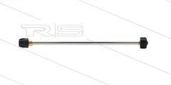 Lans - L=500mm - staal - nozzlehouder compleet incl. nozzletip  - spuithoek 15°- doorlaat 0.040 - M22 - passend op Karcher