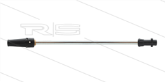 Lans - L=500mm - staal - verstelbare nozzlehouder - doorlaat 0.040 - 220 bar - Bajonet - passend op Karcher