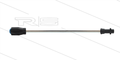 Lans - L=500mm - staal - vuilfrees - spuithoek 20° - doorlaat 0.040 - 170 bar - Bajonet - passend op Karcher