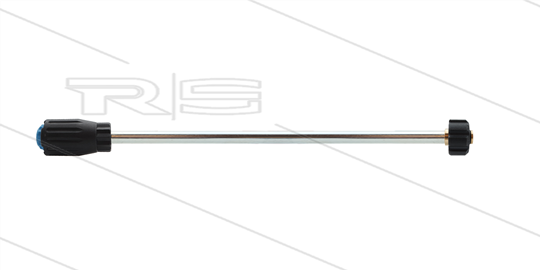 Lans - L=500mm - staal - vuilfrees - spuithoek 20° - doorlaat 0.040  - 170 bar - M22 - passend op Karcher