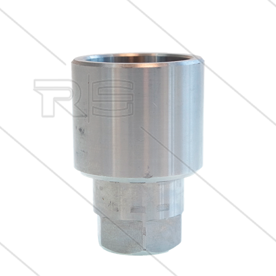 Nozzlehouder - RVS - 1/4&quot; bi