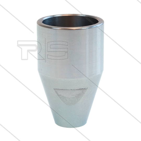 Nozzlehouder - RVS - conisch - 1/4&quot; bi