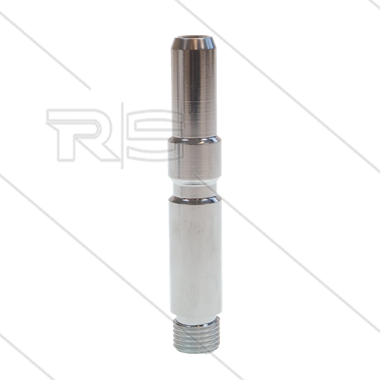 Insteeknippel 1/4&quot; bu - RVS - passsend op KEW - L=81mm