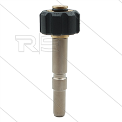 Adapter Insteeknippel - RVS - passend op KEW met M22x1,5 Wartel
