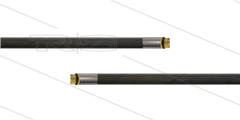 HD-slang zwart 1/4&quot; - Flexy - 1SN - 10m - 2x 1/4&quot;bu - geen KBS - 300 Bar