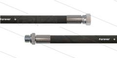 HD-slang zwart 1/2&quot; - 2SCX - Forever - 20m - 1/2&quot;W x 3/8&quot;bu - geen KBS - 400 Bar